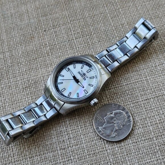 Invicta Women Wristwatch Speciality Collection Silver Tone Quartz Analog Watch - Picture 12 of 13